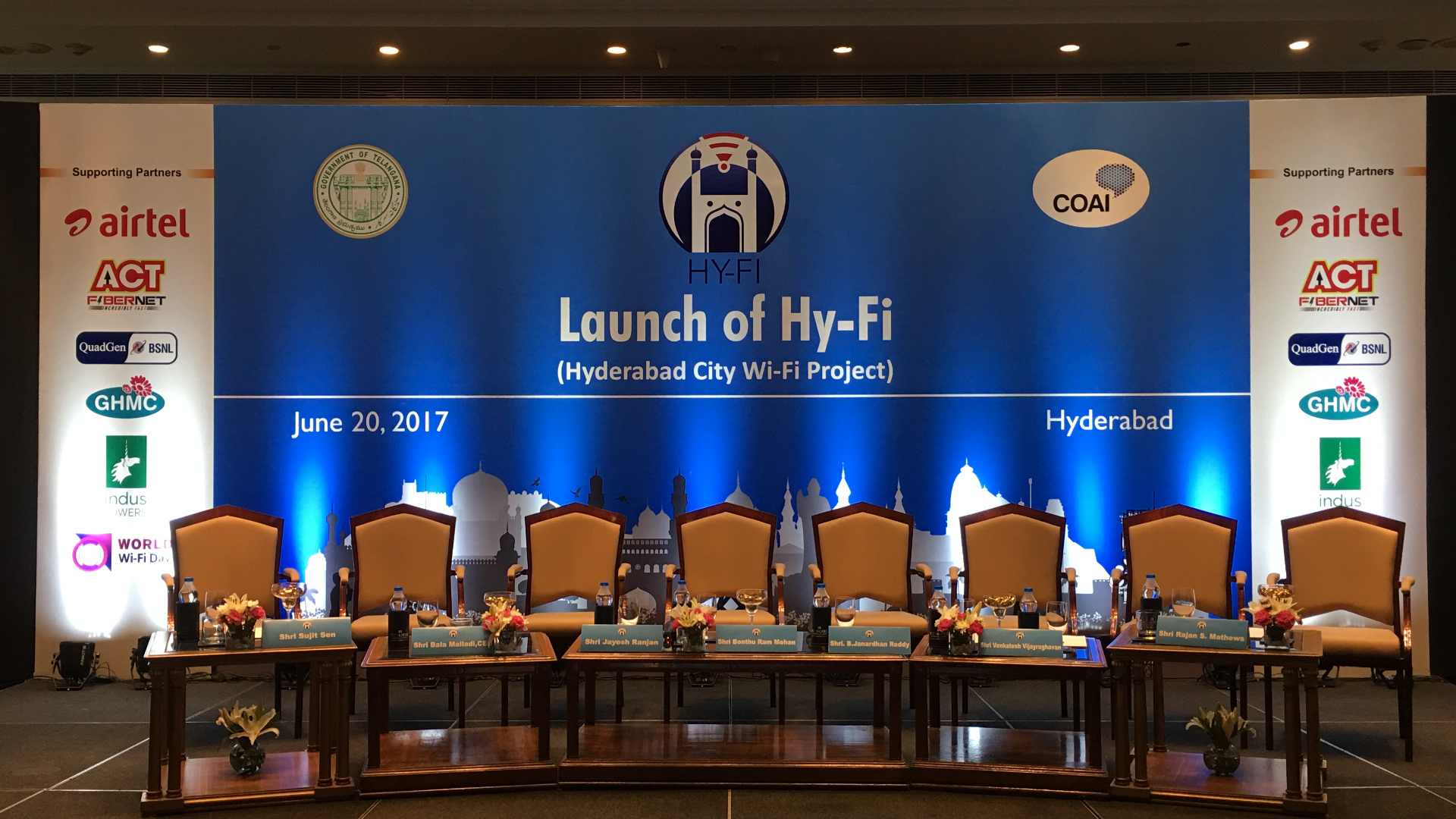 Hy Fi Logo launch event